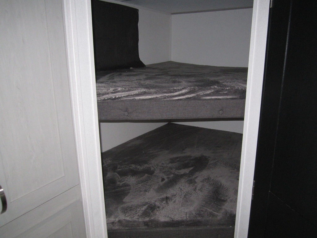 Bedroom with bunks.