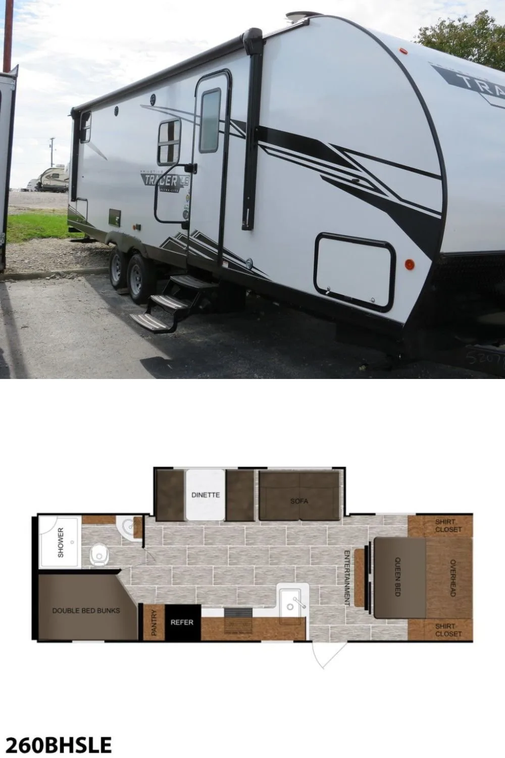 New 2022 Prime Time Tracer LE 260BHSLE Travel Trailer RV