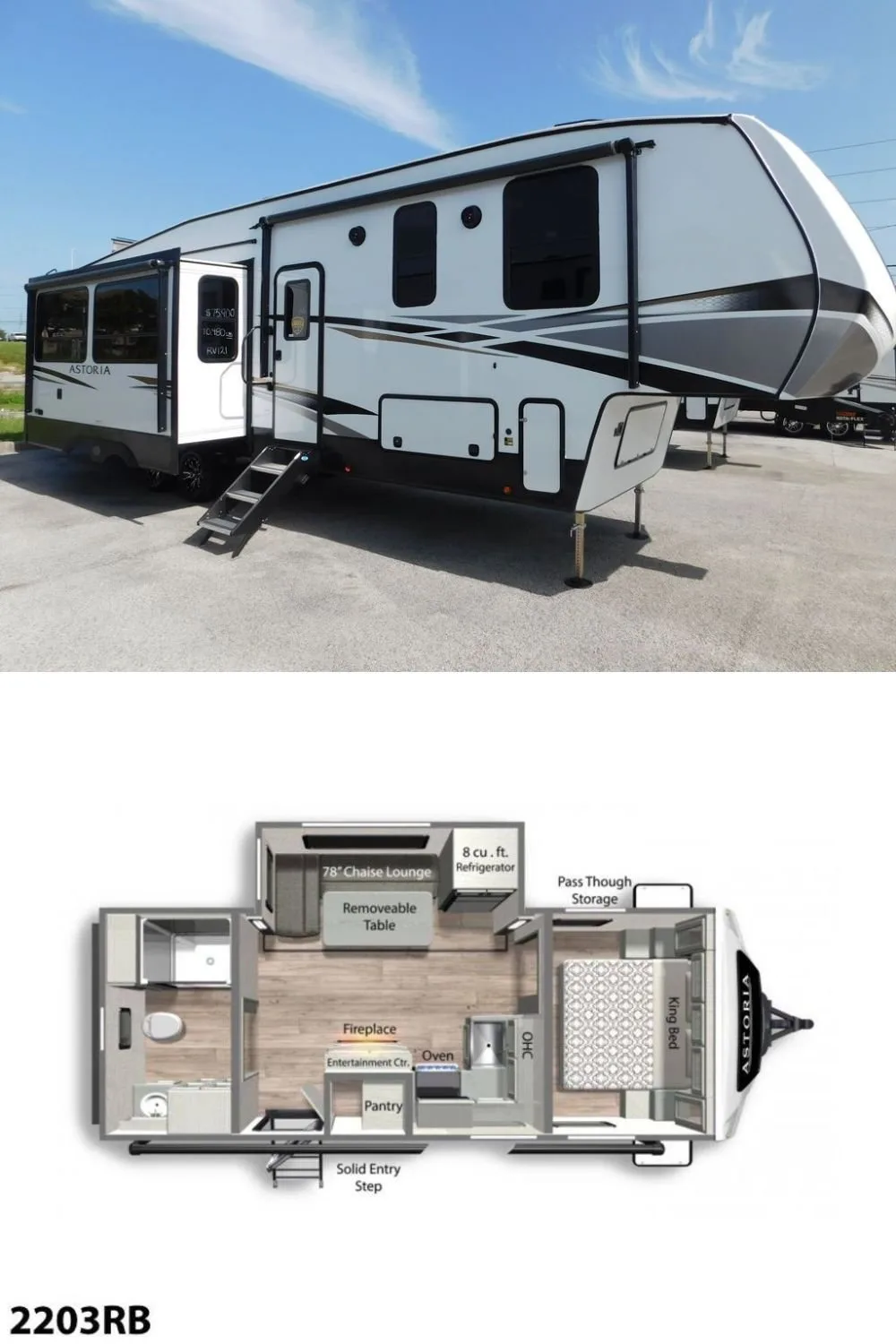 New 2022 Dutchmen Astoria 1500 3343BHF Fifth Wheel RV