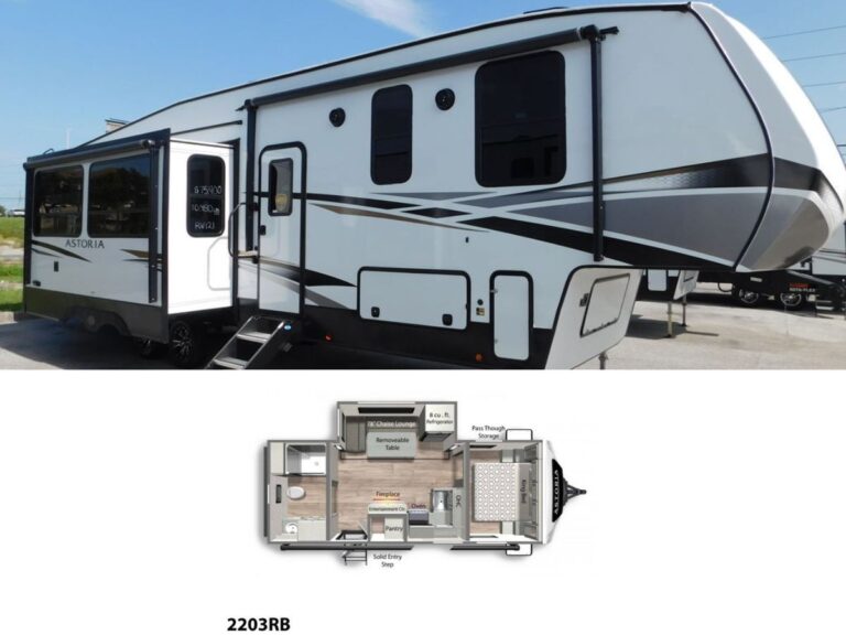 New 2022 Dutchmen Astoria 1500 3343BHF Fifth Wheel RV (Floor Plan)