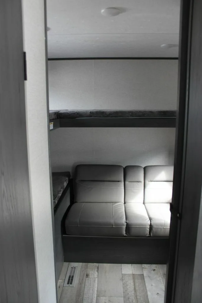 Bedroom with bunks.