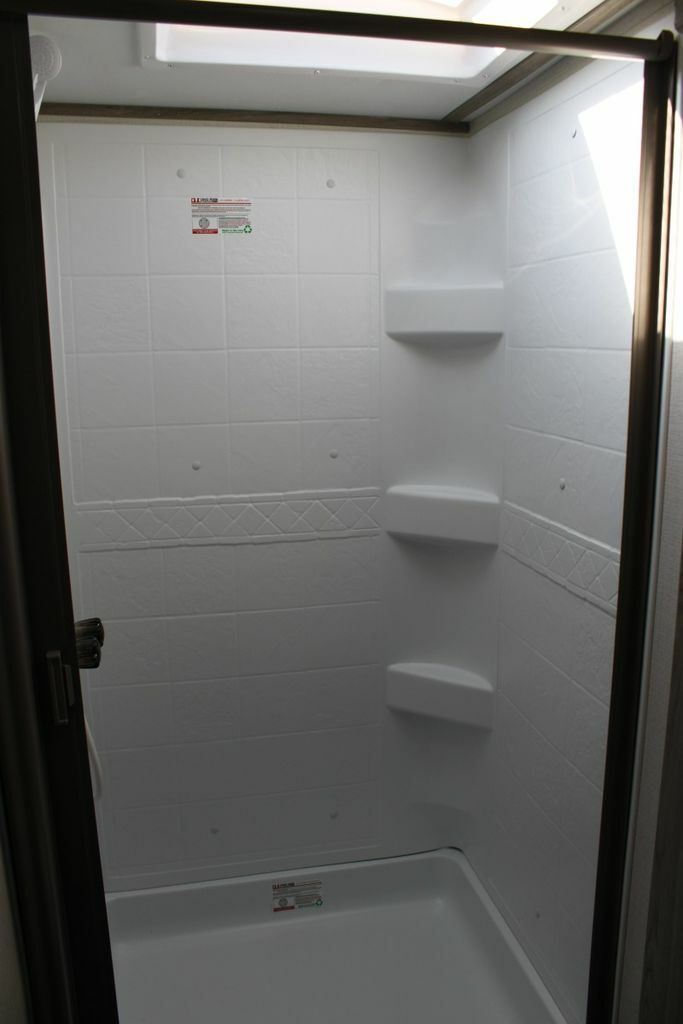 Bathroom with a shower.