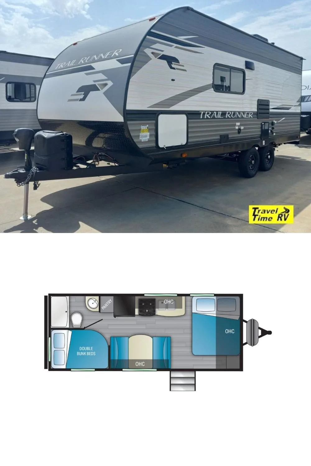 New 2022 Heartland Trail Runner TR 199 BHSS Travel Trailer RV