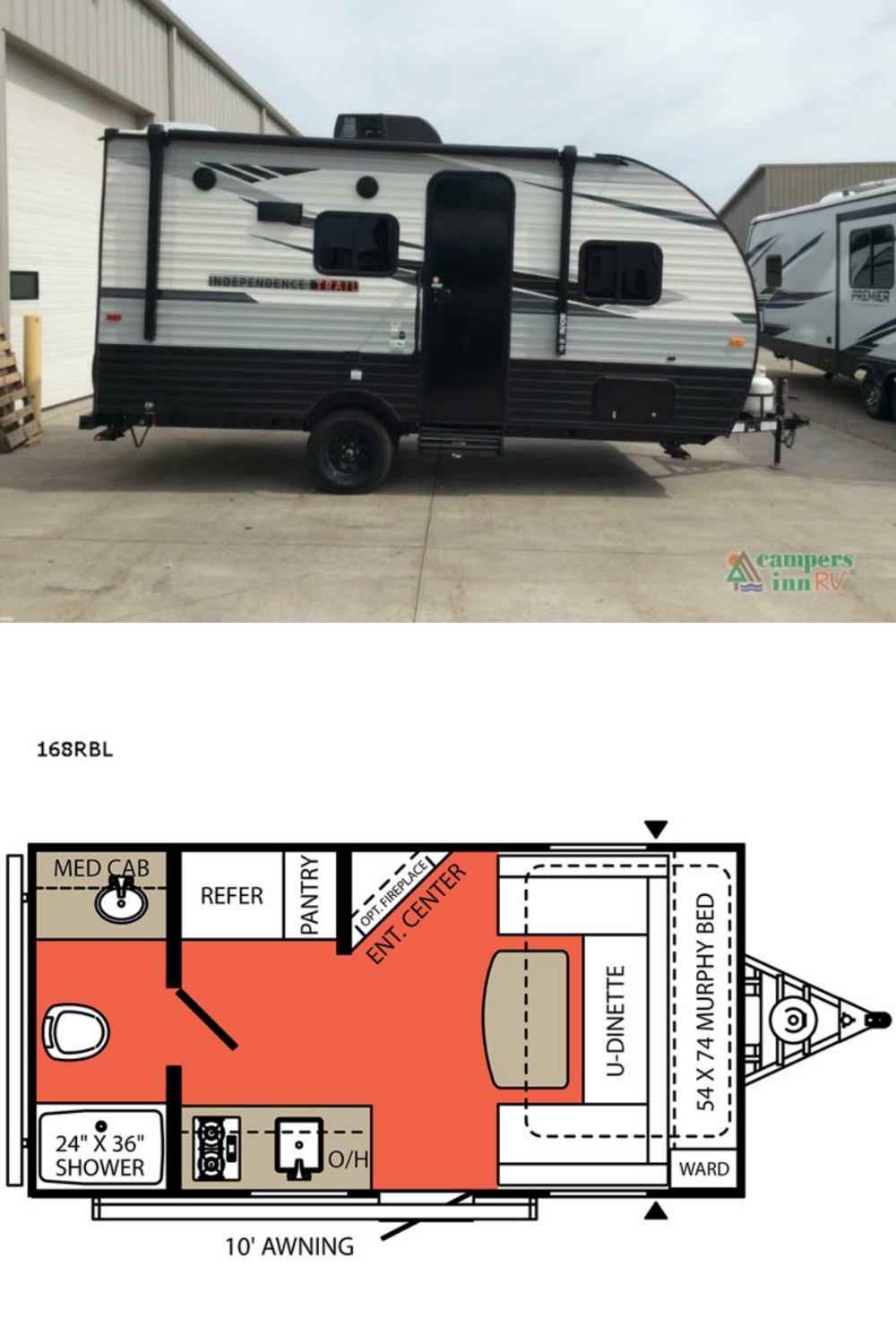 New 2022 Forest River Rv Independence Trail 168RBL Travel Trailer RV