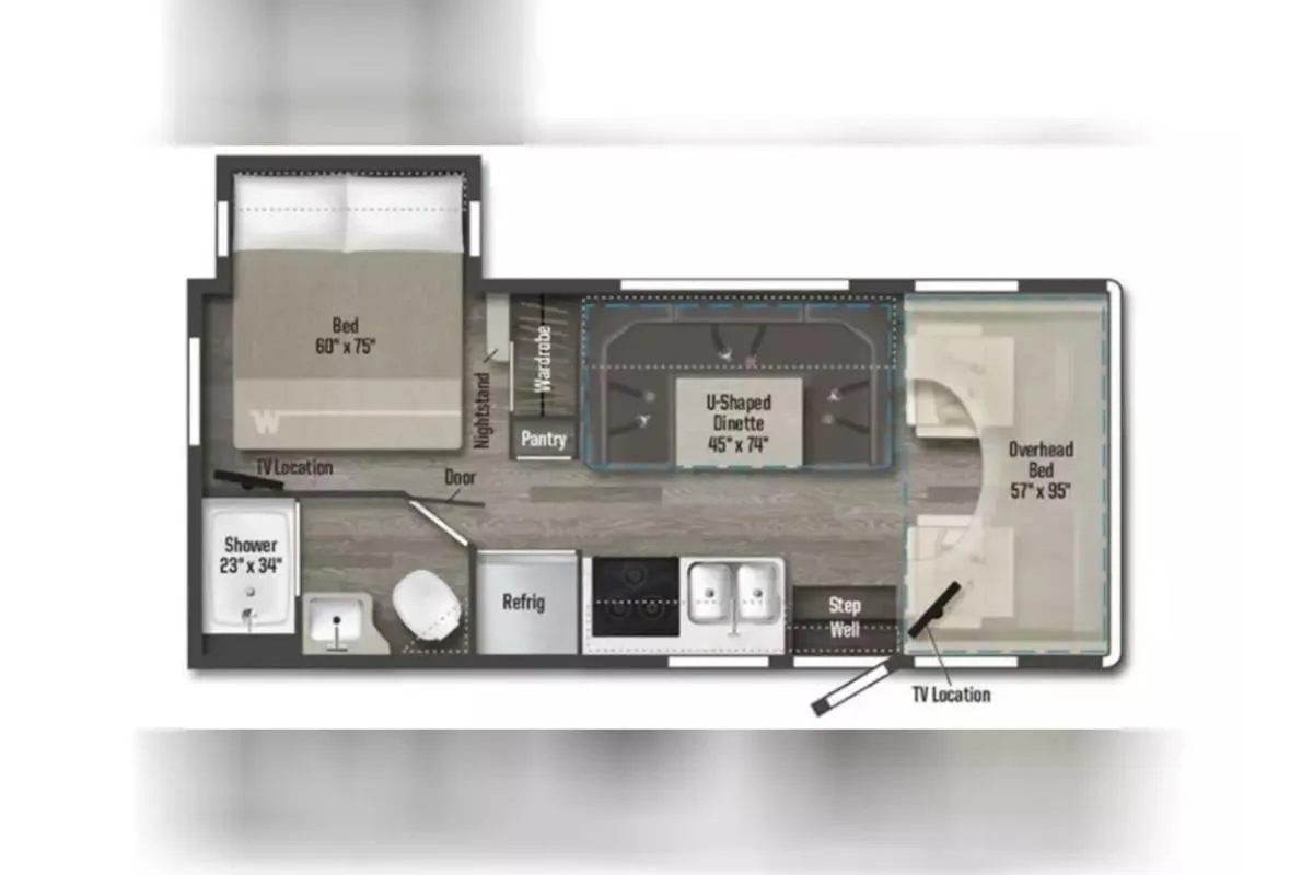 RV floor plan