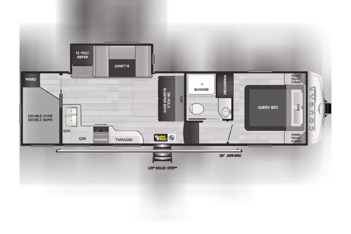 RV floor plan