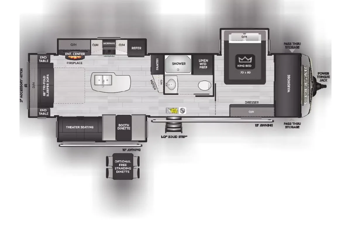 RV floor plan