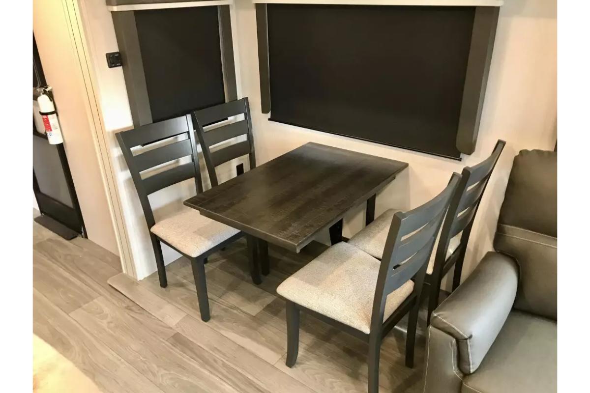 Dining table and chairs