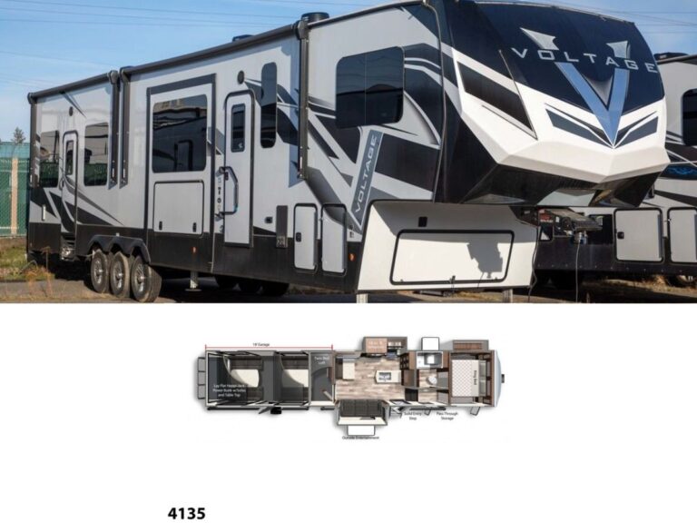 New 2022 Dutchmen Voltage 4135 Fifth Wheel RV (Floor Plan)