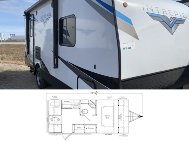 New 2022 Riverside RV Intrepid 171RDI Travel Trailer RV (Floor Plan)