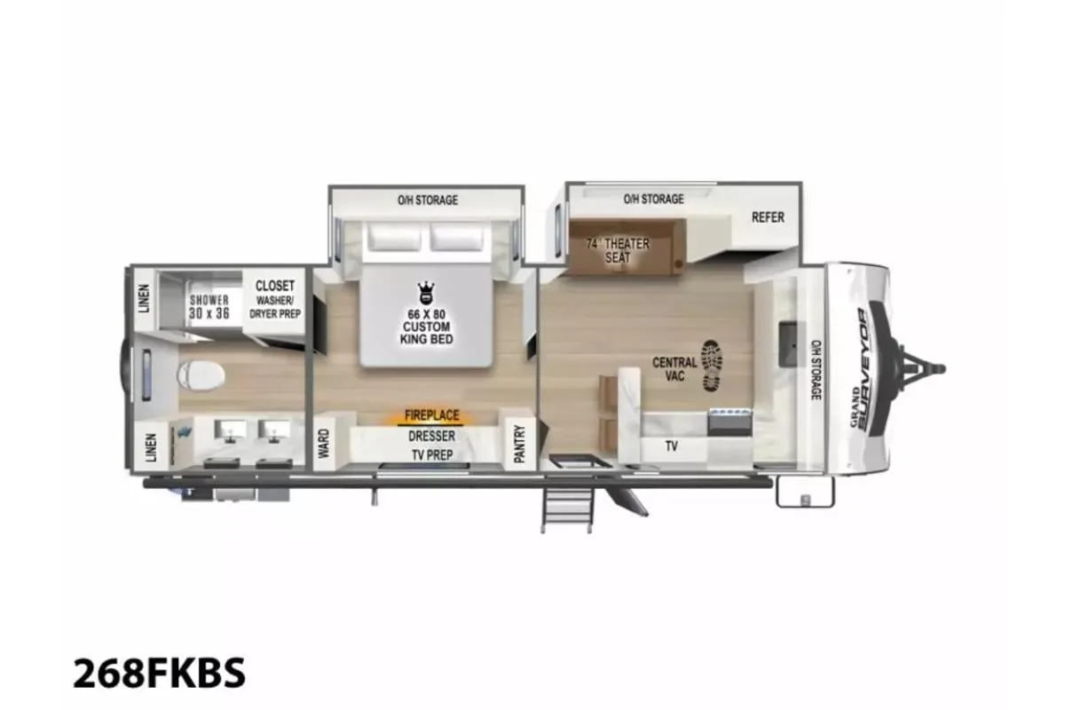 RV floor plan