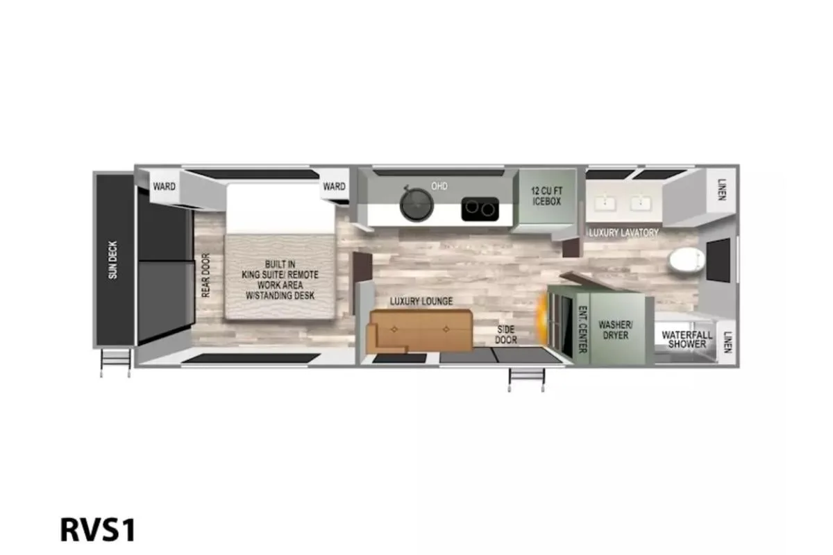 RV floor plan