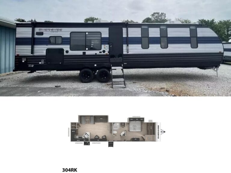 New 2022 Forest River Cherokee 304RK Travel Trailer RV (Floor Plan)