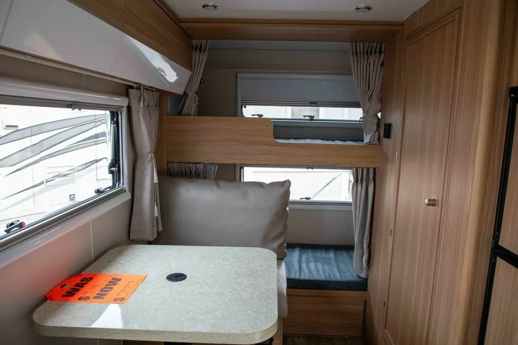 Bedroom with bunks.