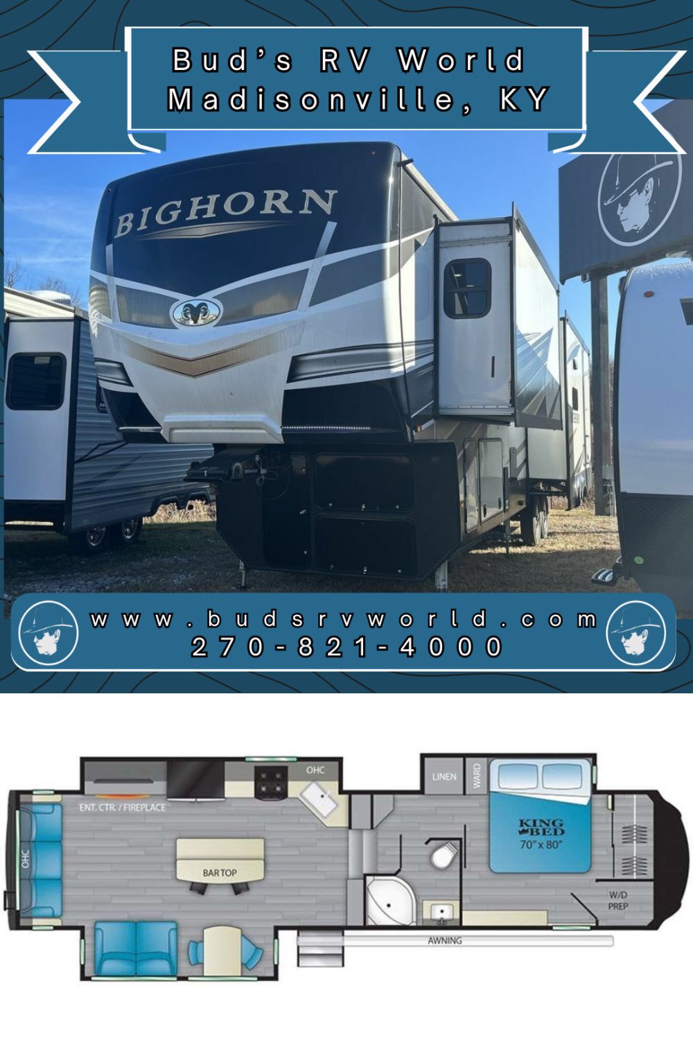 New 2022 Heartland Bighorn 3502SB Fifth Wheel RV