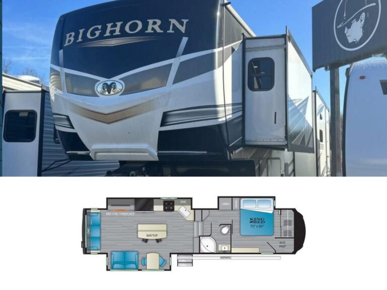 New 2022 Heartland Bighorn 3502SB Fifth Wheel RV (Floor Plan)