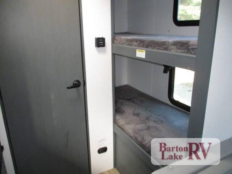 Bedroom with bunks.