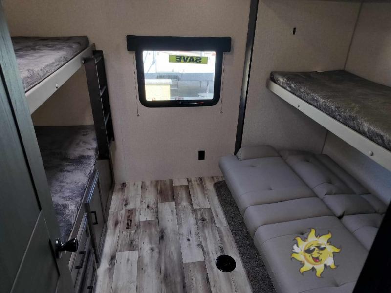 Bedroom with bunks.