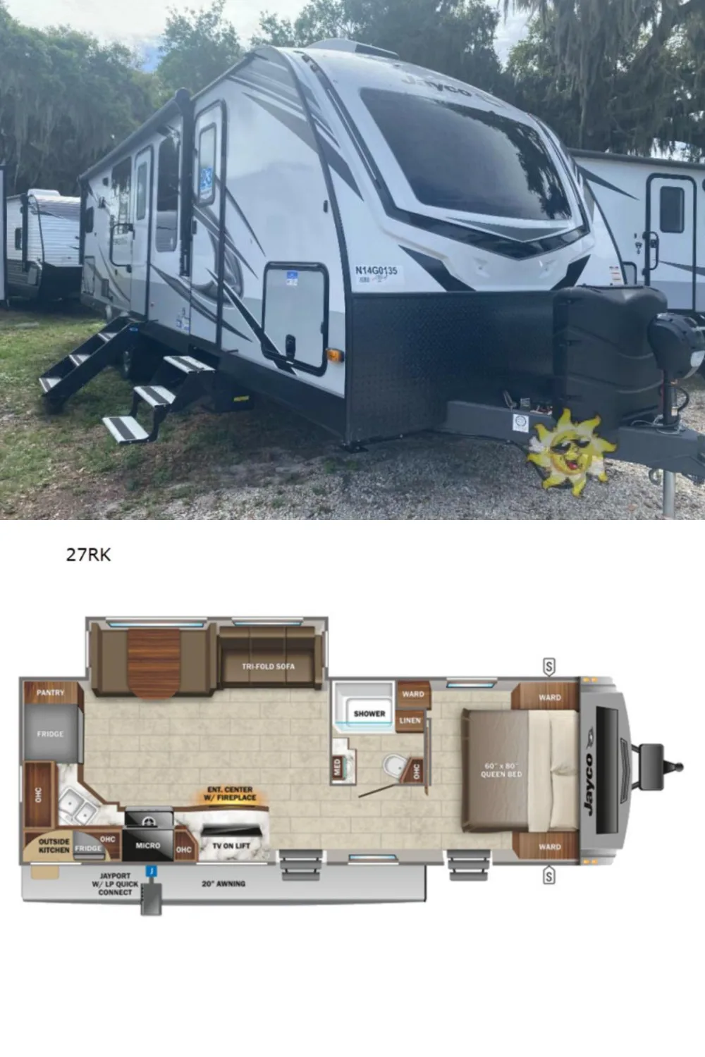 New 2022 Jayco White Hawk 27RK Travel Trailer RV