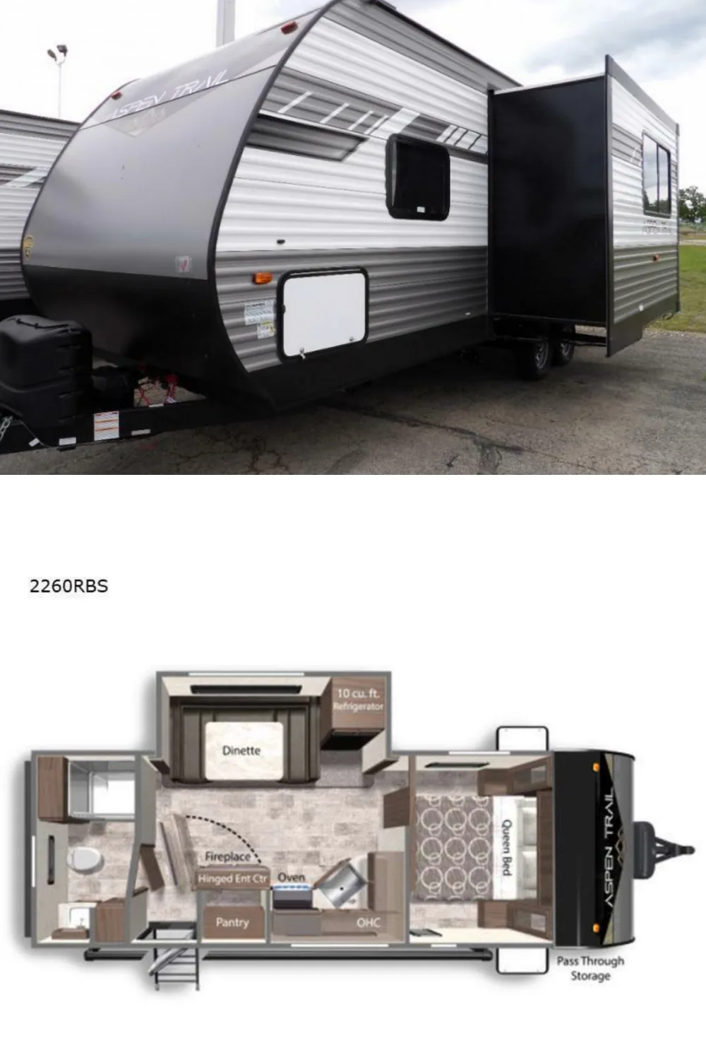 New 2022 Dutchmen Rv Aspen Trail 2260RBS Travel Trailer RV