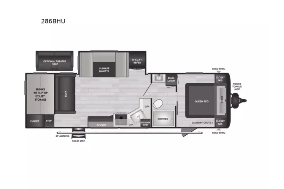 RV floor plan