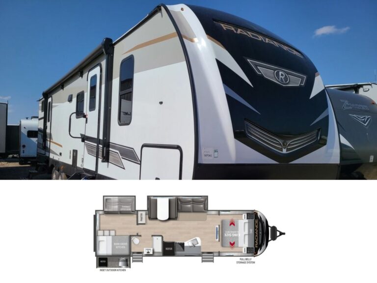 New 2022 Cruiser RV Radiance R-30DS Travel Trailer RV (Floor Plan)