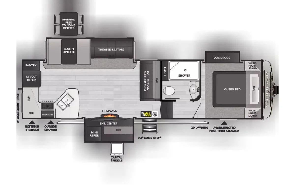 RV floor plan