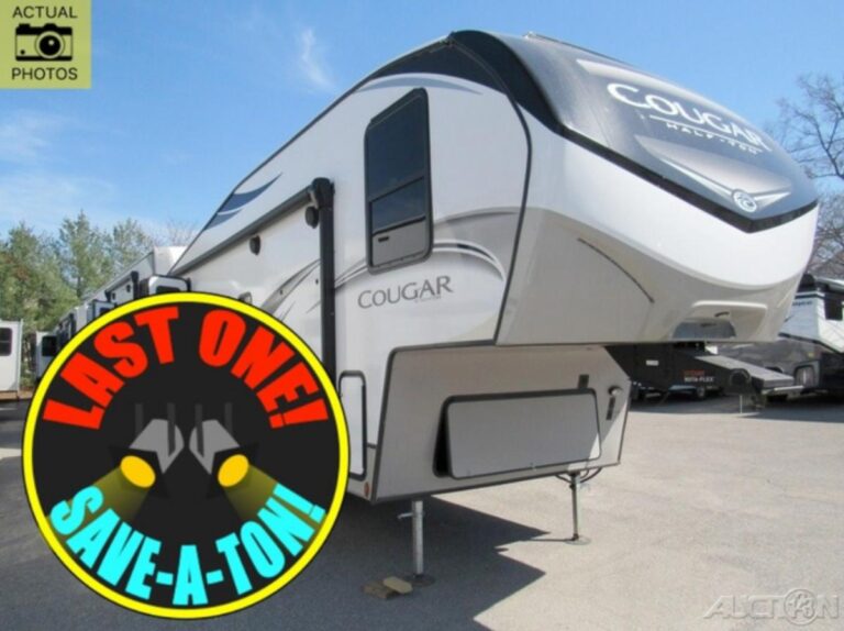 New 2022 Keystone Cougar Half-Ton 24RDS Fifth Wheel RV (Floor Plan)