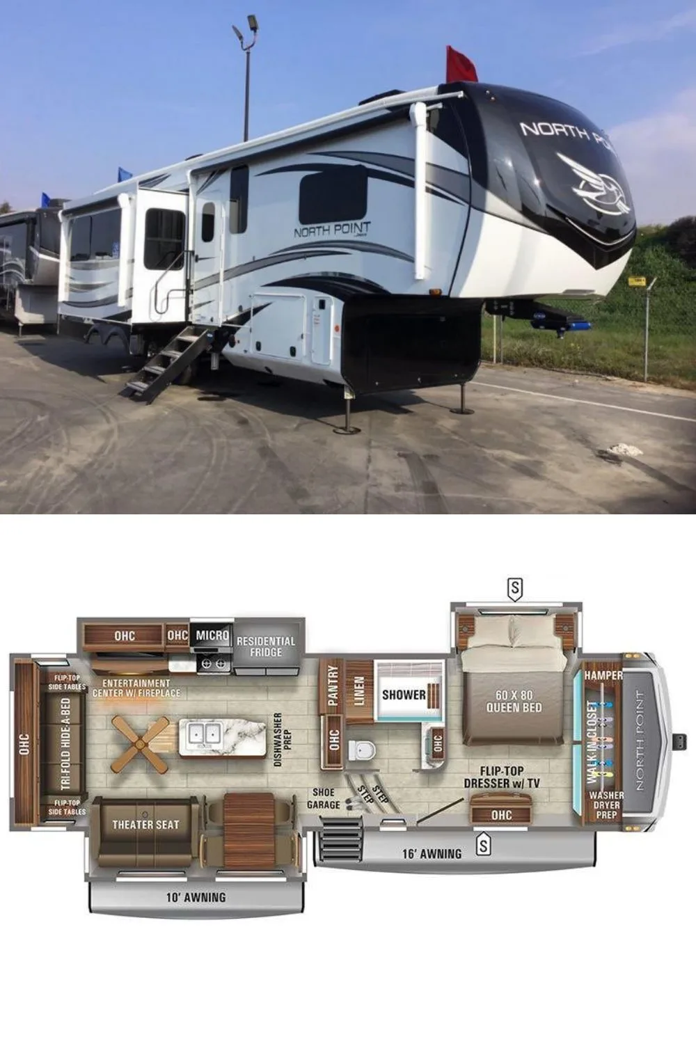 New 2022 Jayco NorthPoint 310RLTS Fifth Wheel RV