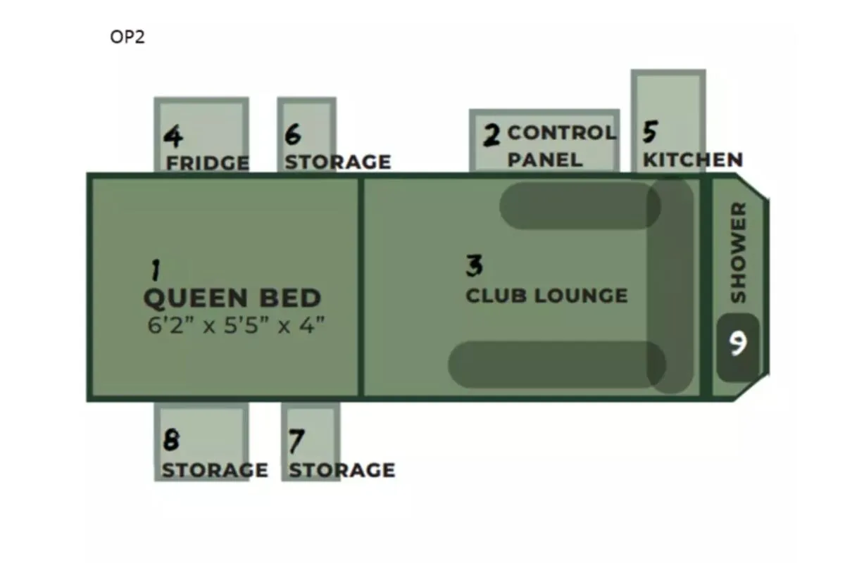 RV floor plan