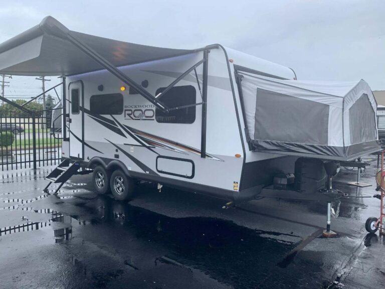 New 2022 Forest River Rockwood Roo 19 Travel Trailer RV (Floor Plan)