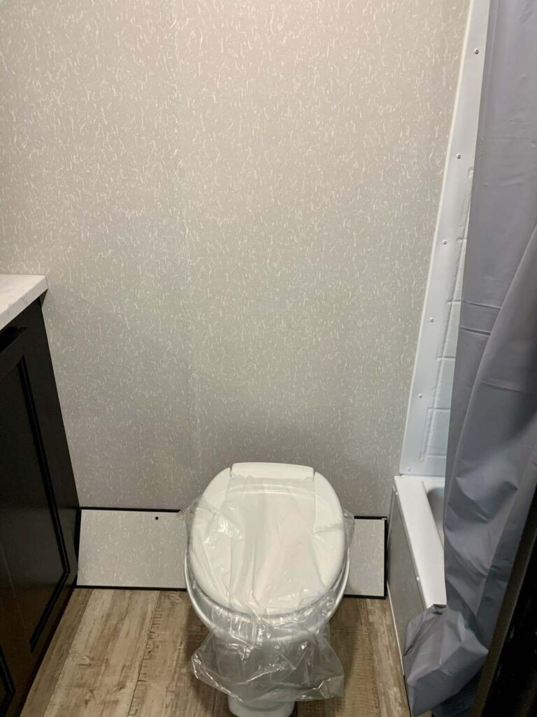 Bathroom with a toilet.