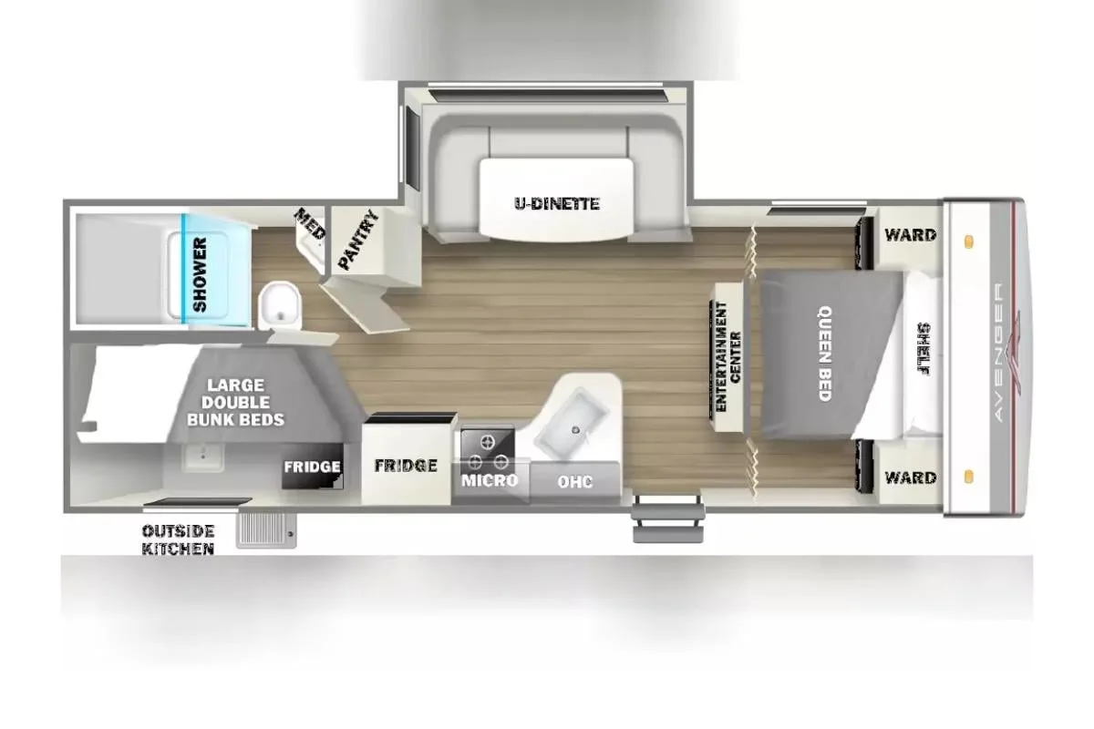 RV floor plan