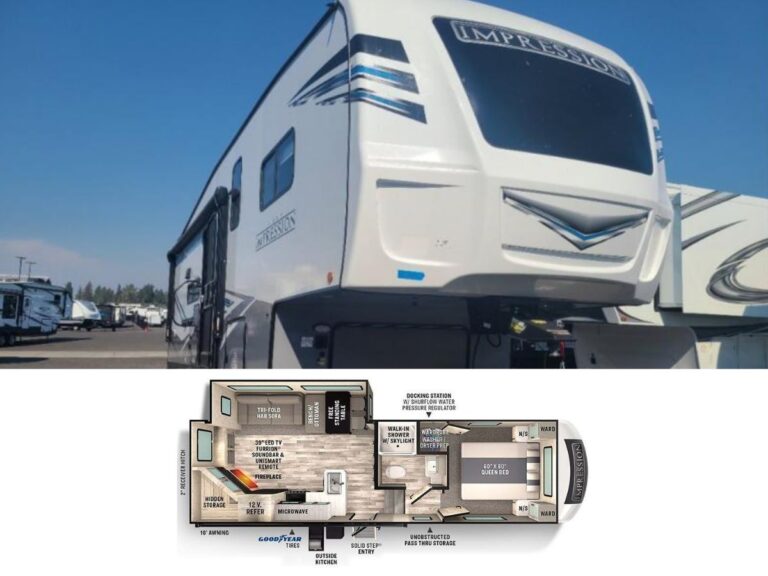 New 2022 Forest River IMPRESSION 240RE Fifth Wheel RV (Floor Plan)