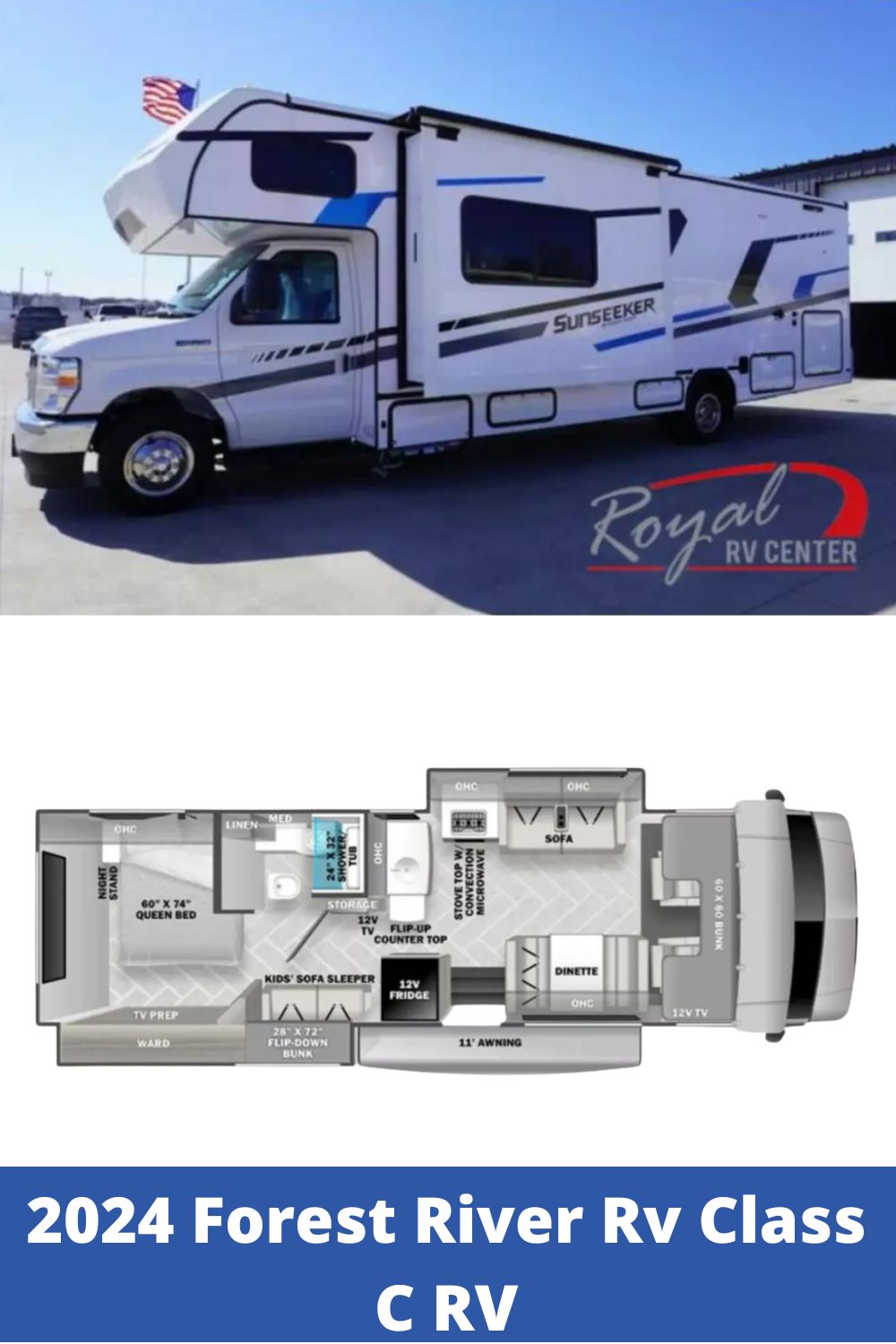 New 2024 Forest River Rv Class C RV (Floor Plan)