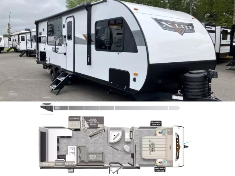 New 2024 Forest River Travel Trailer RV Wildwood 24VIEW (Floor Plan)