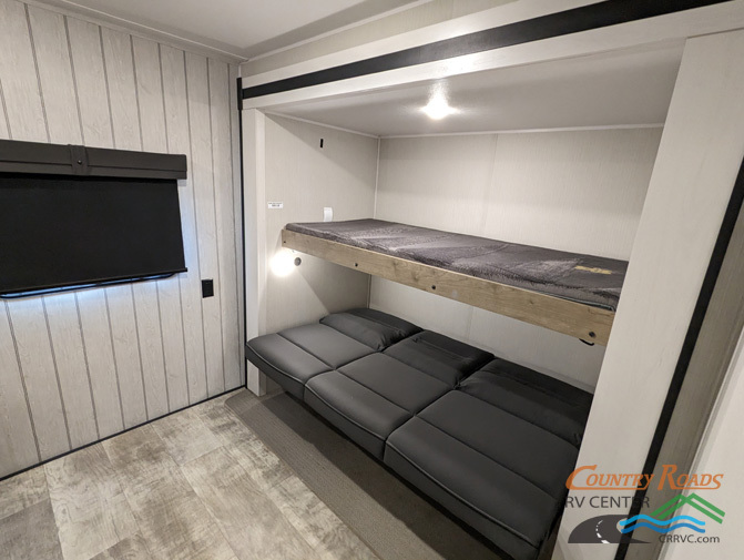 Bedroom with bunks.