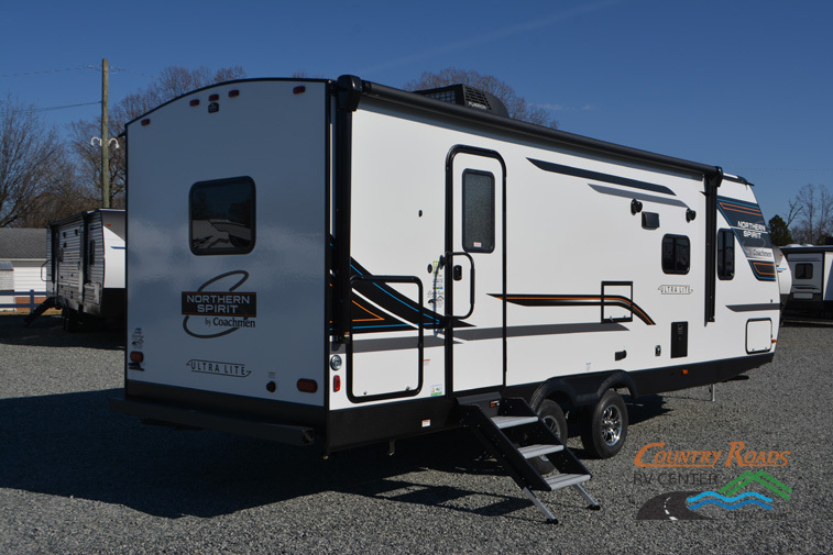 Side view of the New 2024 Coachmen SPIRIT 2557RB Travel Trailer RV.