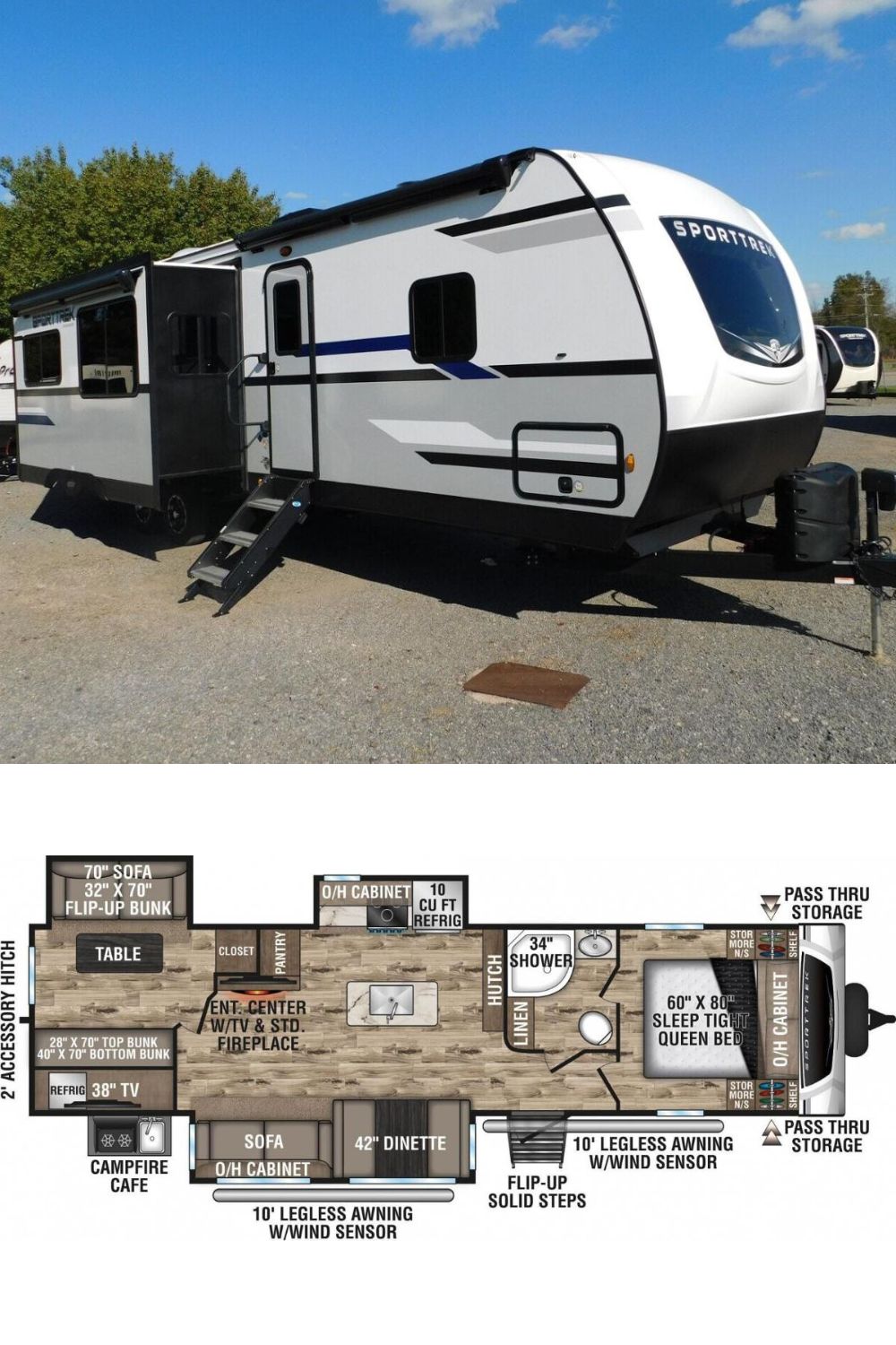 New 2024 Venture Sport Trek 327VIK Travel Trailer RV