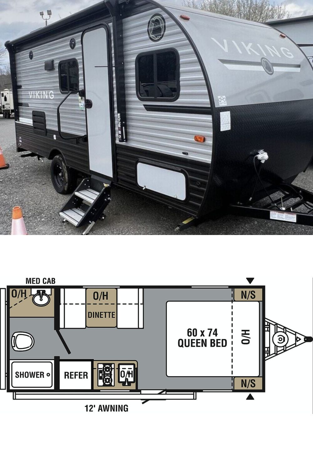 New 2022 Coachmen Viking RVs 17FQ Travel Trailer RV