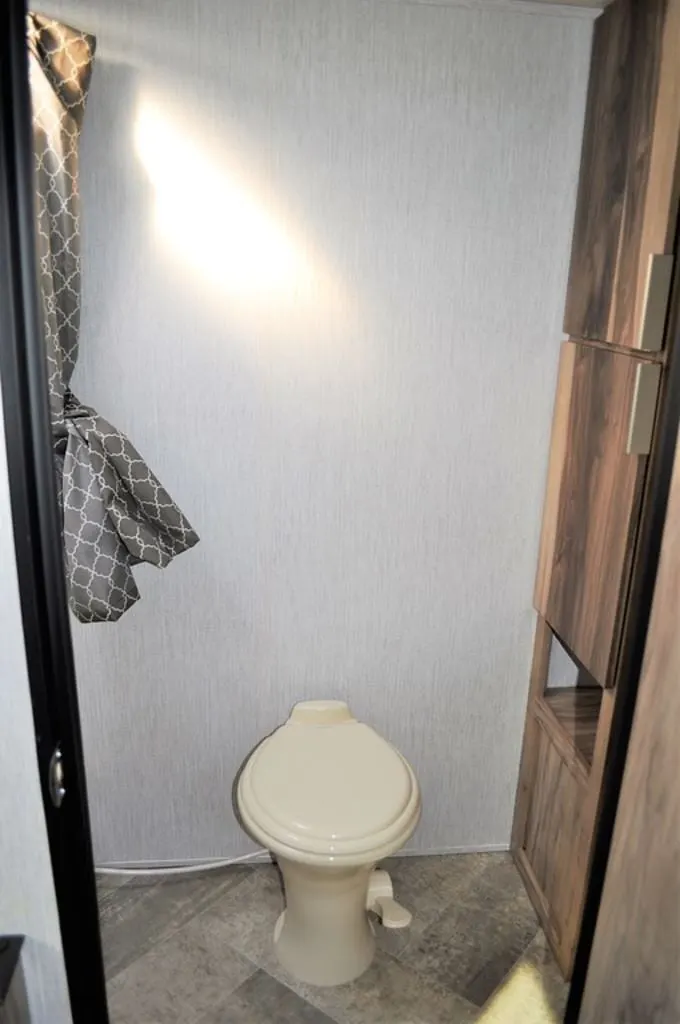 Bathroom with a toilet.