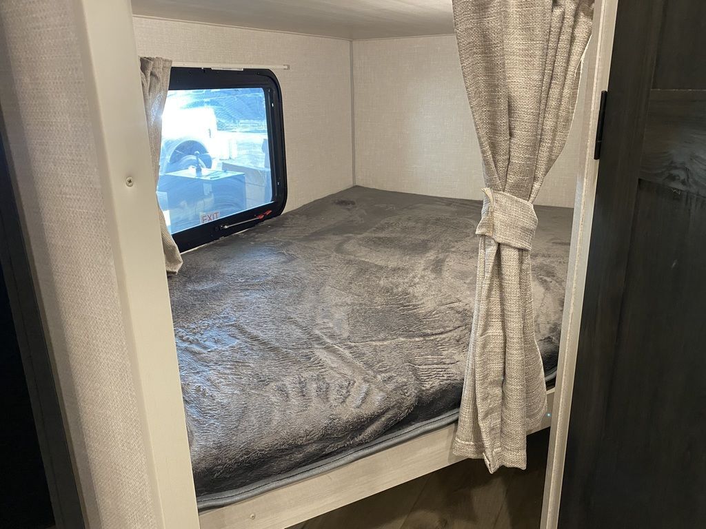 Bedroom with bunks.