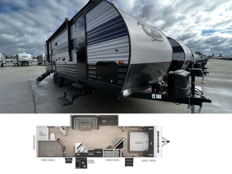 New 2022 Forest River Cherokee 264DBH Travel Trailer RV (Floor Plan)