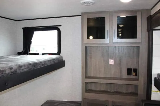 Bedroom with bunks.