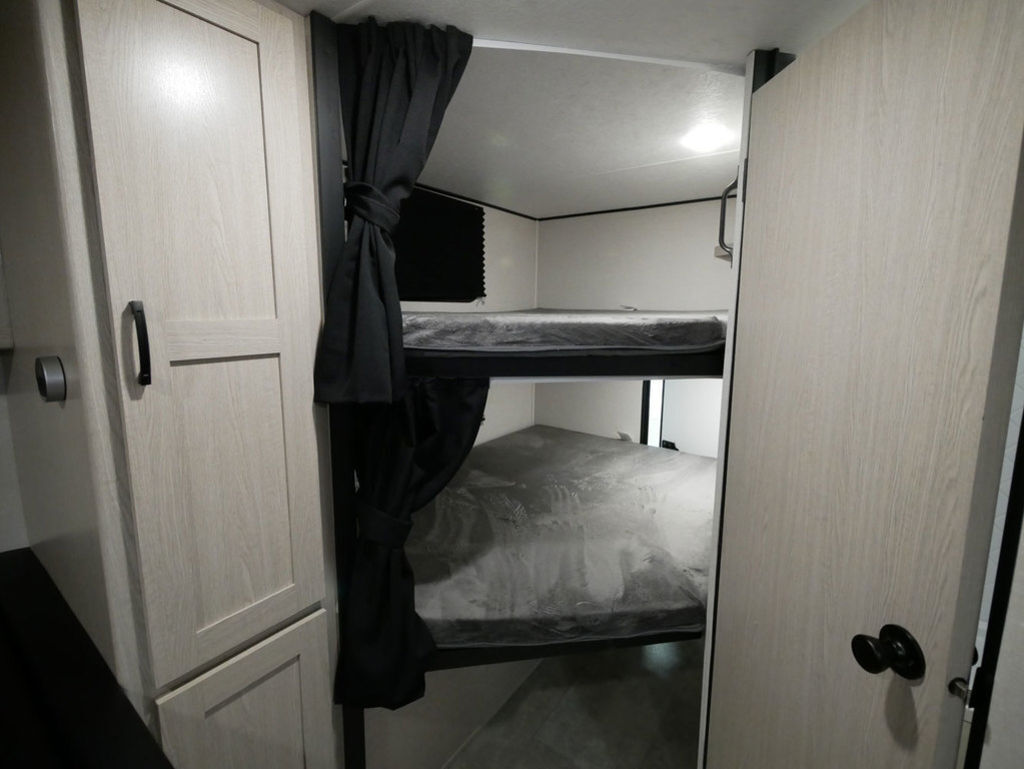 Bedroom with bunks.