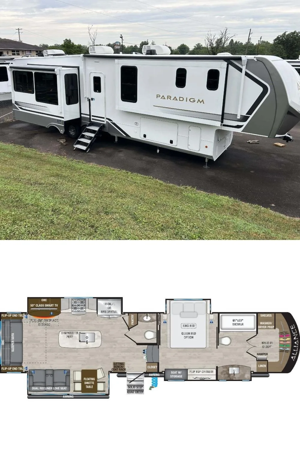 New 2024 Alliance RV Paradigm 370FB Fifth Wheel RV