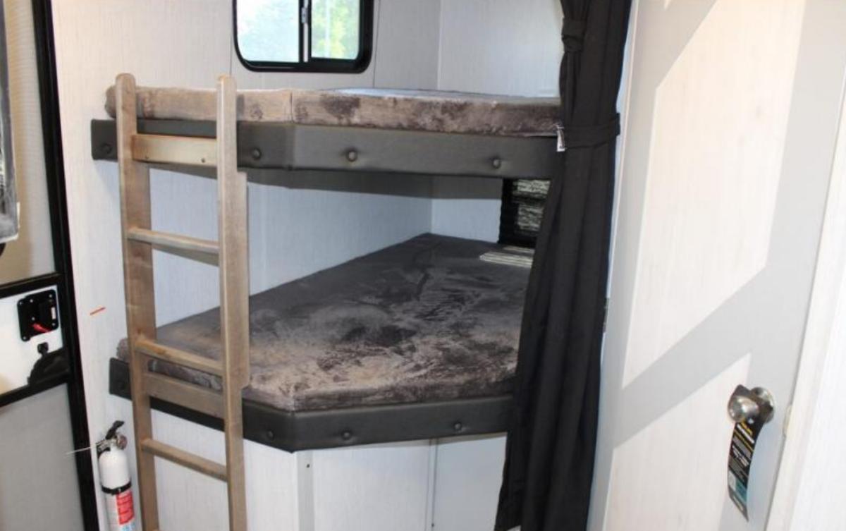 Bedroom with bunks.