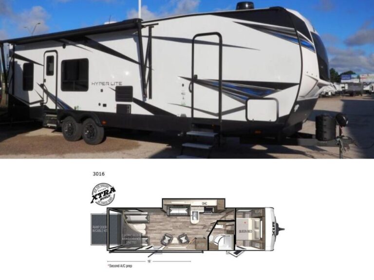 New 2022 Forest River RV XLR Hyper Lite 3016 Travel Trailer Toy Hauler RV (Floor Plan)