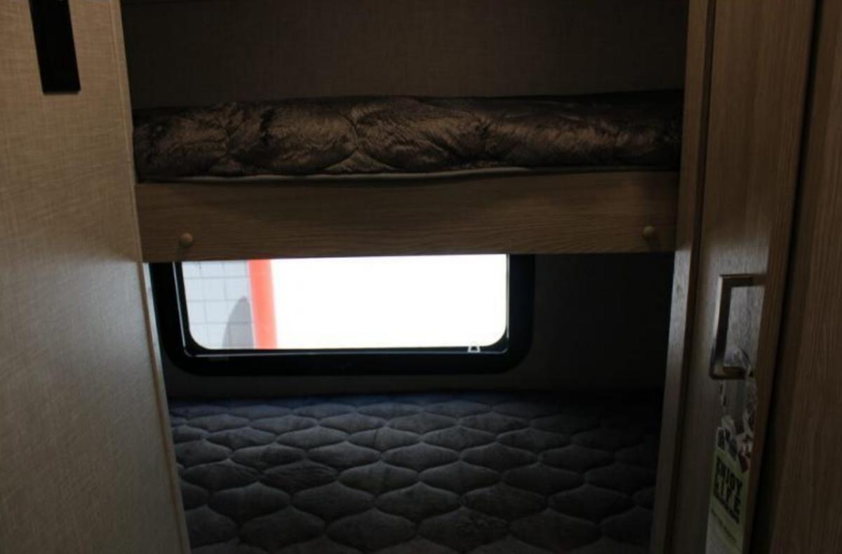 Bedroom with bunks.