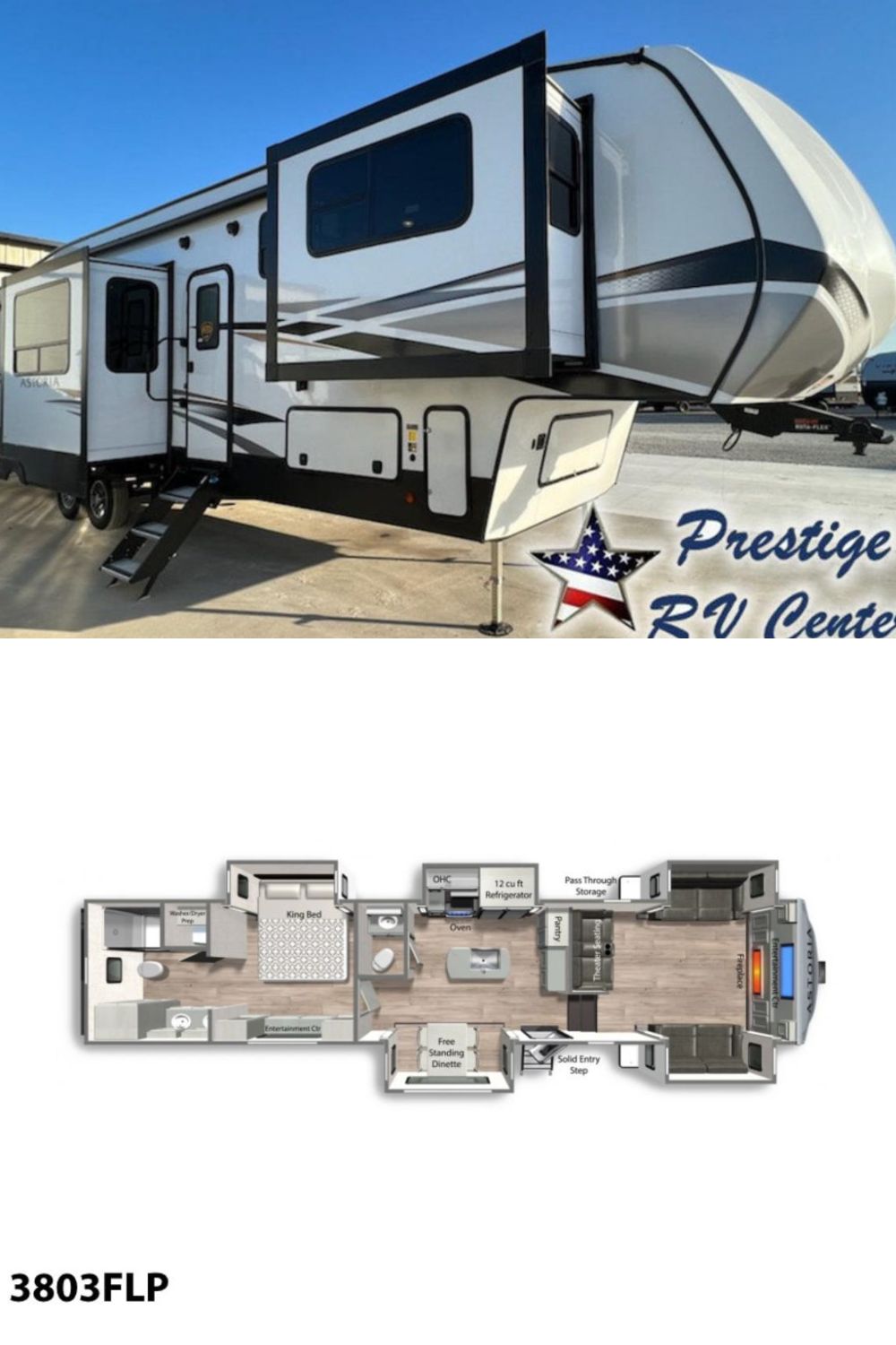 New 2024 Dutchmen Astoria Platinum 3803FLP Fifth Wheel RV